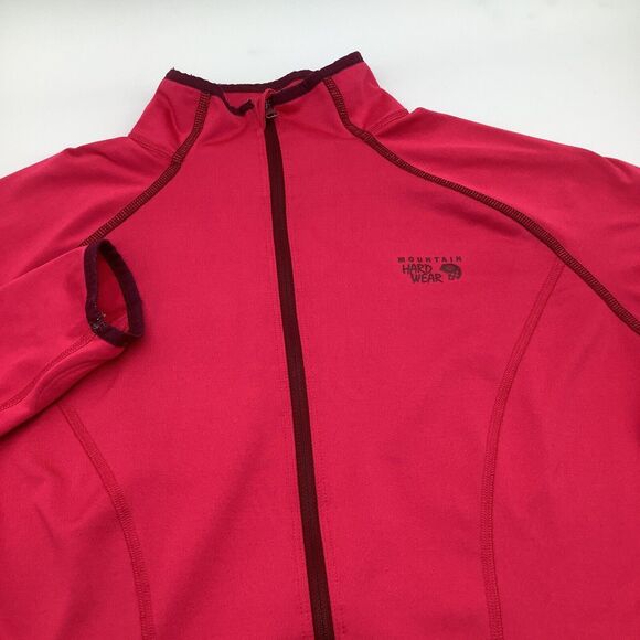 Mountain Hardwear Womens Wick Q Full Zip Lightwight Jacket Pink Size Large - Picture 1 of 12